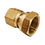 Raccord bicone gaz nf femelle 20x150 pour cuivre 10 mm