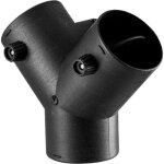Raccord de chauffage diesel 75 mm, connecteur de tuyau de sortie d'air � 3 voies en y, avec 2 vannes ...