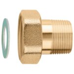 Raccord complet avec joint, pour disconnecteurs s�rie 574. utiliser 574050 caleffi r59483 3 / 4 m
