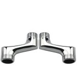 Ouylaf - raccord contre coud� douche, laiton coud� r�ducteur, bras pivotant r�glable, raccord mural contre ...