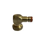 Raccord coudé laiton pour dévidoir f 20 / 27 - spido Raccord coudé laiton pour dévidoir f 20 / 27 - spido