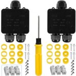 Raccord Électrique Étanches ip68, en polycarbonate, connecteur de câble Électrique boîte de derivation ... Raccord Électrique Étanches ip68, en polycarbonate, connecteur de câble Électrique boîte de derivation ...