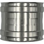 Raccord femelle - femelle pour conduit de chemin�e, joint en acier inoxydable pour les tuyaux ? � 180 ...