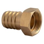 Pompe&moteur - raccord laiton cannel� femelle � �crou libre 1'' - embout �30mm