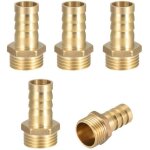 Raccord laiton filet� externe 4 pouces x 14 mm pour arrosage pompe � eau piscine