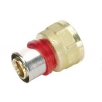 Raccord multicouche droit � sertir �16 - femelle 3 / 4'' (20 / 27) - tiemme