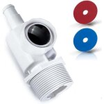 Raccord mural pour nettoyeur polaris - kit de raccord de tuyau d'aspirateur de piscine pour aspirateurs ...