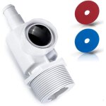 Raccord mural pour nettoyeur polaris - kit de raccord de tuyau d'aspirateur de piscine pour aspirateurs ...