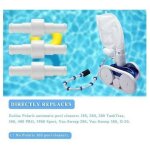 Raccords pivotants pour tuyaux de piscine (lot de 3) compatibles avec les robots de piscine polaris 280 ...