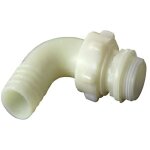 Raccord pvc cannelé à écrou libre coudé 2'' x 50 Raccord pvc cannelé à écrou libre coudé 2'' x 50