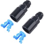 Raccord de rampe d'injection efi m�le dolaso 6an vers femelle � d�connexion rapide sae 3 / 8' et 5 / ...