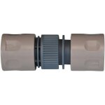 Raccord rapide automatique d'arrosage double jardibric connectez deux tuyaux facilement et sans effort. ...
