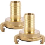 Raccord rapide en laiton 3 / 4 po avec joint filet externe et contre - crou, 2 pices pour connecteur ...