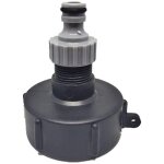 Raccord rapide ulisemnippel pour cuve 1000 l, raccord robinet ibc s60x6, raccord multi - cuves, raccord ...