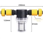 Raccord de robinet pour r�servoirs d'eau de 1000 litres avec filtre 3 / 4  et connecteur de tuyau d'arrosage ...