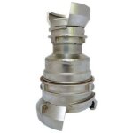 Raccord sym�trique , pompier, de r�duction avec verrous en inox dn 80 - 50