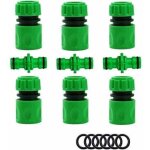 Raccords de tuyaux d'arrosage, accessoires pour tuyaux d'arrosage (6 raccords de tuyaux rapides, 3 bouchons ...