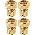 Raccord de tuyau d'arrosage en laiton 19 mm (3 / 4 ), raccords � d�gagement rapide - lot de 4