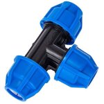 Raccords de tuyaux en t  connexion rapide en plastique pe de 32 mm  32 mm adapts aux tuyaux ppr, pe, ...