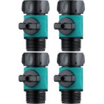 Raccord de tuyau d'eau � clapet anti - retour rev�tu de caoutchouc vanne de commande rapide marche / ...