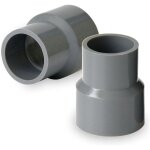 Memkey - raccord pour tuyaux de gouttire - manchon de raccordement en plastique - raccord d'eau - raccord ...