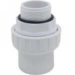 Raccord union joint mixte pvc � visser x a coller embout filet� pvc pression manchon pompe filtre a sable ...