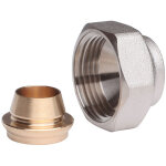 Raccord  visser pour corps de vanne - femelle 3 / 4'' - cuivre 18 danfoss 013g4128