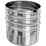 Raccord � visser po�le (m) � tubage flexible (f) 150 mm - 150 mm