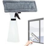 Raclette nettoyeur de vitres, kit complet nettoyage vitres avec bouteille vaporisateur, �quipement multifoncti ...