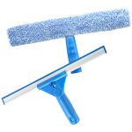 Raclette � vitres professionnelle 30 cm lave - vitres avec raclette silicone et brosse microfibre 2 en ...
