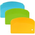 Racloir � p�te, racloir � bol, racloir � p�tisserie, coupe - p�te en plastique pour table, racloir � ...