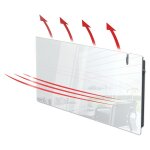 Radialight aetherea radiateur électriques dual - therm en verre 1500w blanc Radialight aetherea radiateur électriques dual - therm en verre 1500w blanc