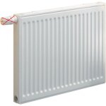[jamais utilise] radiateur acier eau chaude 988w chappee samba 22hb h600xl600mm - cc235h618