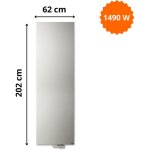 Vasco - radiateur acier h. 202 x l. 62 cm niva vertical n1l1 laqué Vasco - radiateur acier h. 202 x l. 62 cm niva vertical n1l1 laqué