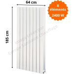 Global radiatori - radiateur aluminium h. 185 x 64 cm oscar 1800 deville 2400 w Global radiatori - radiateur aluminium h. 185 x 64 cm oscar 1800 deville 2400 w