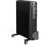 Radiateur bain d'huile 2000w noir livoo dom502