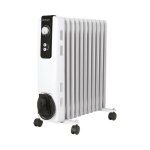 Suinga - radiateur  bain d'huile 2500w chauffage lectrique 9 lments orbegozo rh5000. thermostat rglable, ...