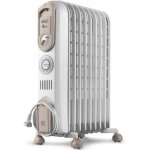 Radiateur a' bain d'huile de longhi vento v550918t. wb 9 e'le'ments 50 m chauffage 1 800 w 230 v 3 niveaux ...