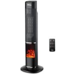 Radiateur cramique oscillant 2000w avec effet flamme