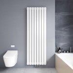 Meykoers - radiateur  eau chaude blanc vertical radiateur couche double 180x62cm, 2227w chauffage central ...