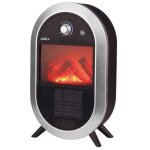 Radiateur �lectrique abrila termoventilateur 1800w noir c�ramique