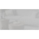 Bestherm - radiateur lectrique fixe  inertie sche cramique faade en verre 2000w iris horizontal ...