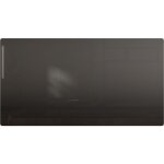 Radiateur lectrique fixe  inertie sche cramique faade en verre 2000w bestherm iris horizontal noir ...