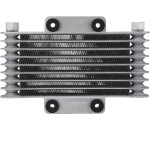 Radiateur d'huile de moto, radiateur d'huile de moto � 8 rang�es, argent 125 ml, faible usure, forte ...