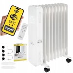 Radiateur � huile wifi blanc oslo 2000 w