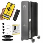 Radiateur � huile wifi noir oslo 1500 w