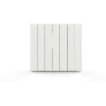 Radiateur  inertie alu zilo wifi 1500 w - chauffage lectrique connect tuya, ip24, thermostat prcis, ...