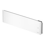 Radiateur  inertie double corps de chauffe noirot evolution plinthe 1500w blanc connect