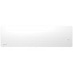 Radiateur  inertie fonte noirot walter ii plinthe 1000w blanc connect