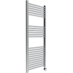 Radiateur de salle de bain sche - serviettes lectrique 180 x 50 cm couleur chrome programmable ercos ...